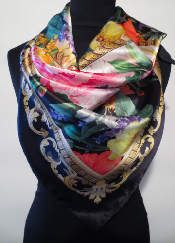 silk scarf azalea bellagio